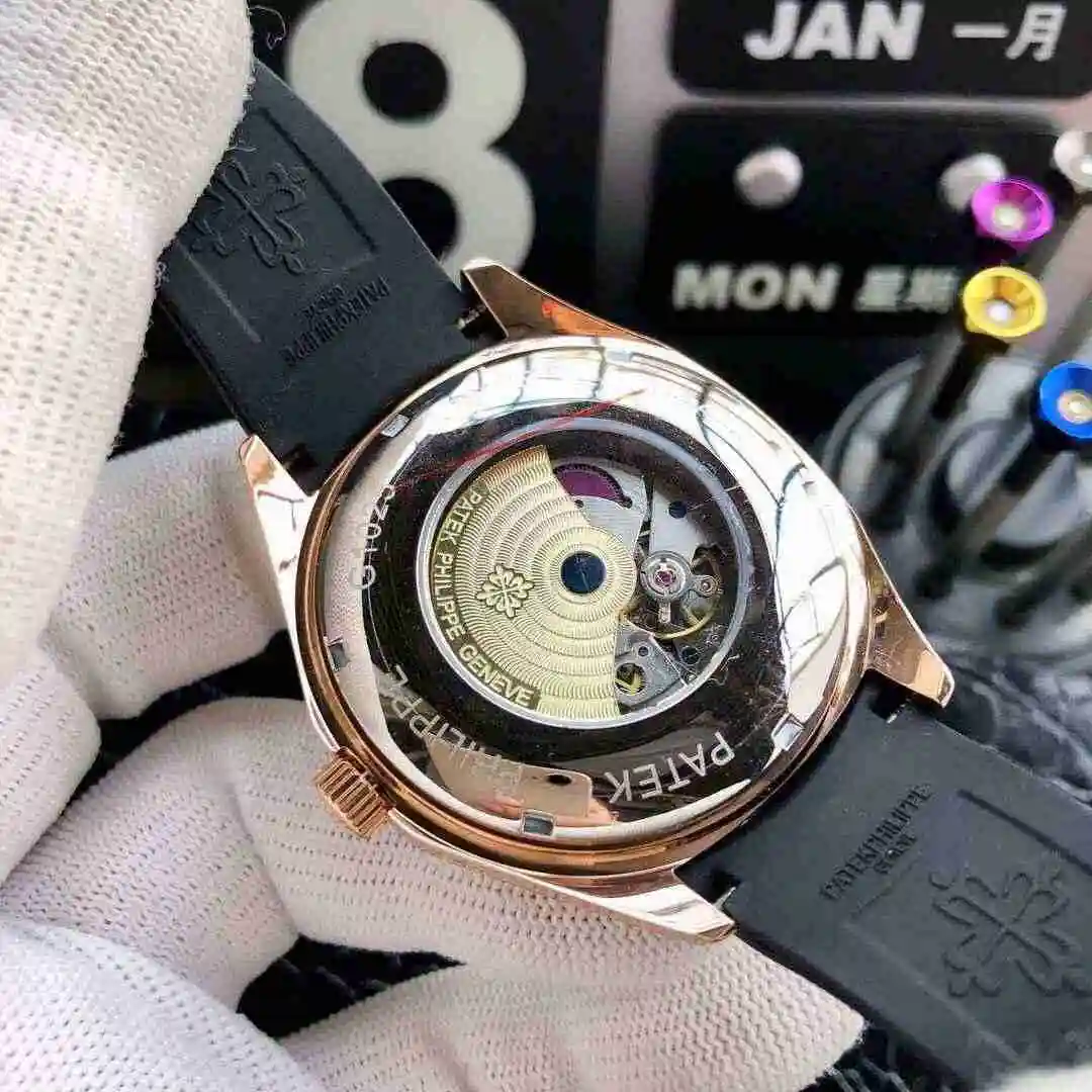 General Watches Patek Philippe Watch Men's Watch Paired with Original Fully Automatic Mechanical Movement Top Grade 316 Precision Steel Case Case with Mineral Super Strong Mirror Diameter 40mm KK05250 2 view 3