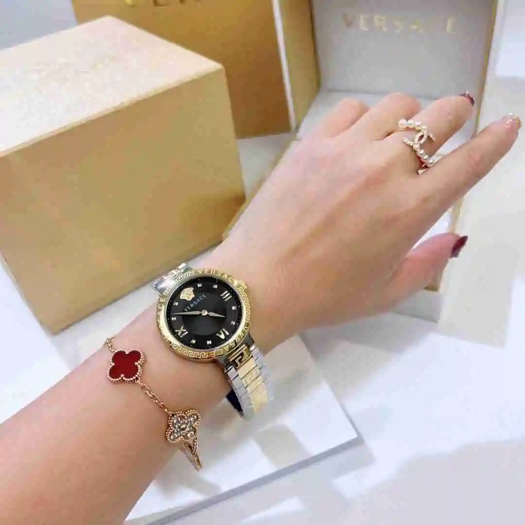 General Watches VER Versace Watch Women's Watch Paired with Original Fully Automatic Mechanical Movement Top Grade 316 Precision Steel Case with Mineral Super Strong Mirror Diameter 36cm KK02950 1 view 3