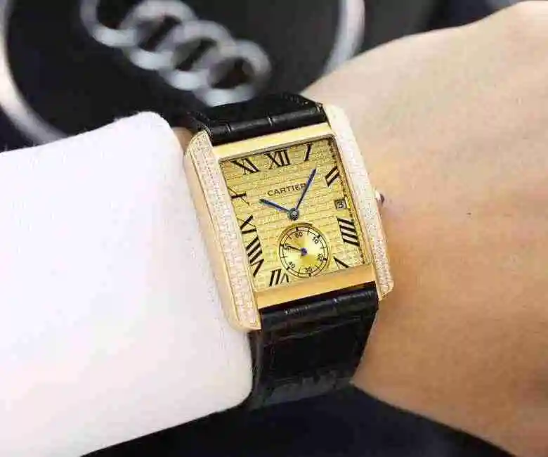 General Watches Cartier White 1050 Gold Rose 1100 Diamond+50 Watch view 6