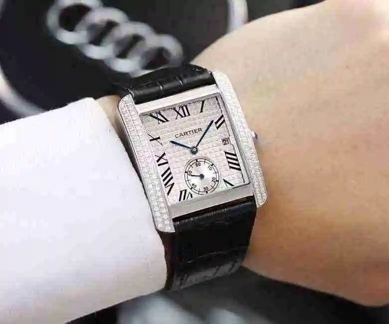 General Watches Cartier White 1050 Gold Rose 1100 Diamond+50 Watch view 7