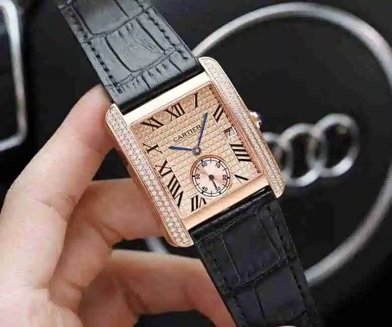 General Watches Cartier White 1050 Gold Rose 1100 Diamond+50 Watch view 8