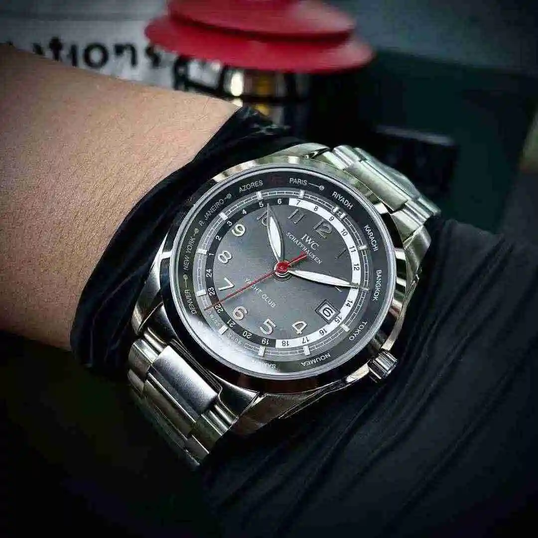 General Watches IWC Wanguo Watch Men's Watch Paired with Original Fully Automatic Mechanical Movement Top Grade 316 Precision Steel Case with Mineral Super Strong Mirror Diameter 42mm KK06250 view 4