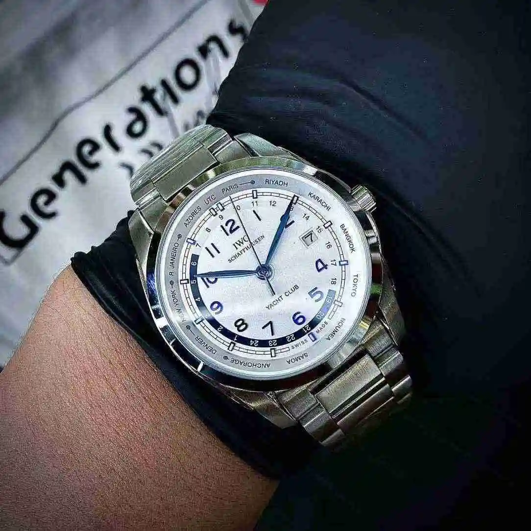 General Watches IWC Wanguo Watch Men's Watch Paired with Original Fully Automatic Mechanical Movement Top Grade 316 Precision Steel Case with Mineral Super Strong Mirror Diameter 42mm KK06250 view 5