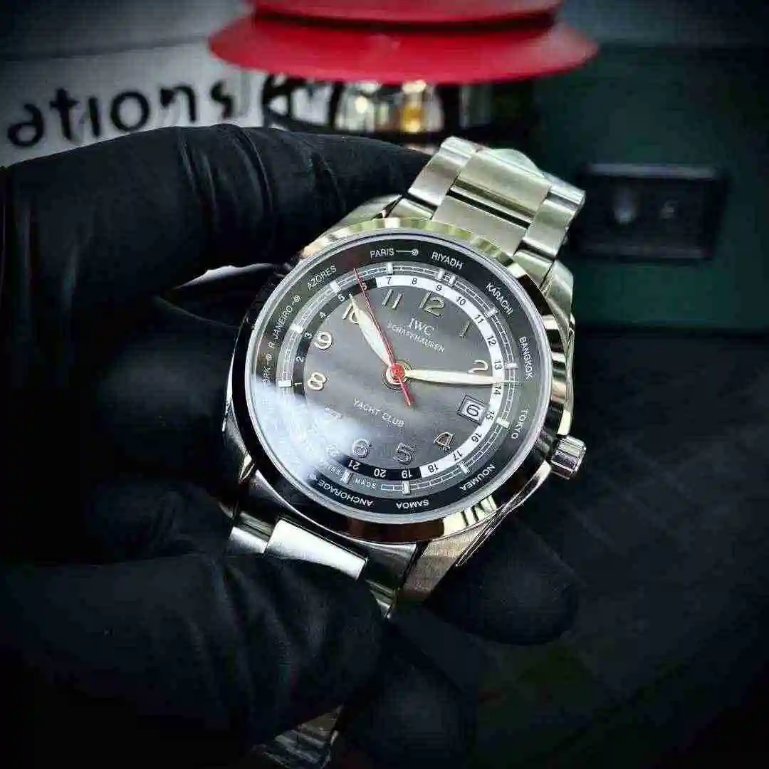 General Watches IWC Wanguo Watch Men's Watch Paired with Original Fully Automatic Mechanical Movement Top Grade 316 Precision Steel Case with Mineral Super Strong Mirror Diameter 42mm KK06250 view 9