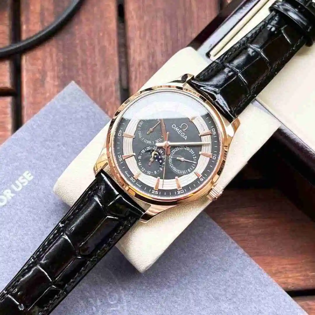 General Watches Omega Watch Men's Watch Paired with Original Fully Automatic Mechanical Movement Top Grade 316 Precision Steel Case with Mineral Super Strong Mirror Diameter 40mm KK05250 2 view 5