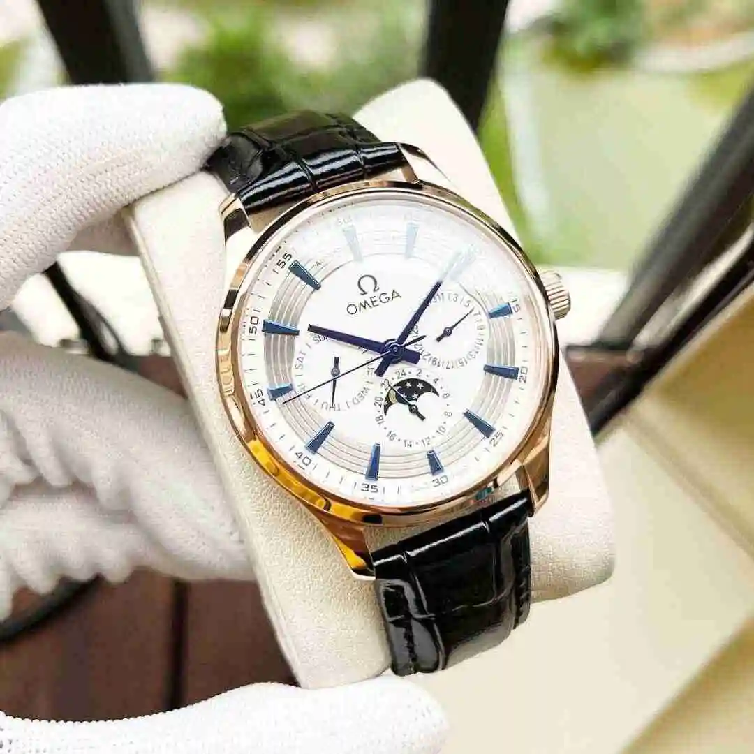 General Watches Omega Watch Men's Watch Paired with Original Fully Automatic Mechanical Movement Top Grade 316 Precision Steel Case with Mineral Super Strong Mirror Diameter 40mm KK05250 2 view 6