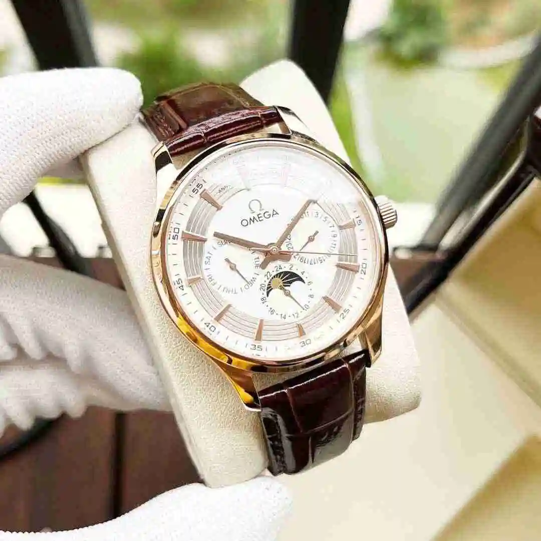 General Watches Omega Watch Men's Watch Paired with Original Fully Automatic Mechanical Movement Top Grade 316 Precision Steel Case with Mineral Super Strong Mirror Diameter 40mm KK05250 2 view 7