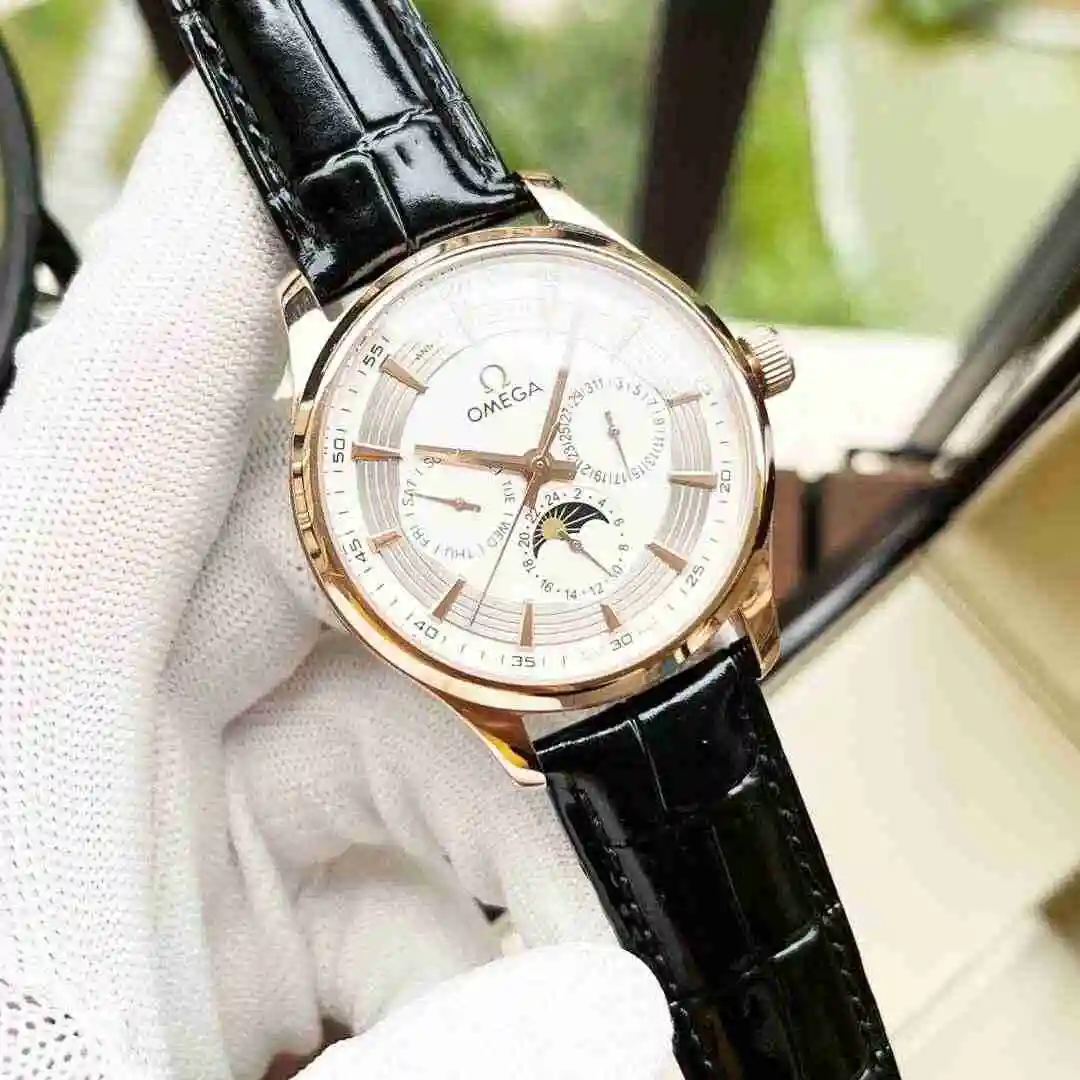 General Watches Omega Watch Men's Watch Paired with Original Fully Automatic Mechanical Movement Top Grade 316 Precision Steel Case with Mineral Super Strong Mirror Diameter 40mm KK05250 2 view 8