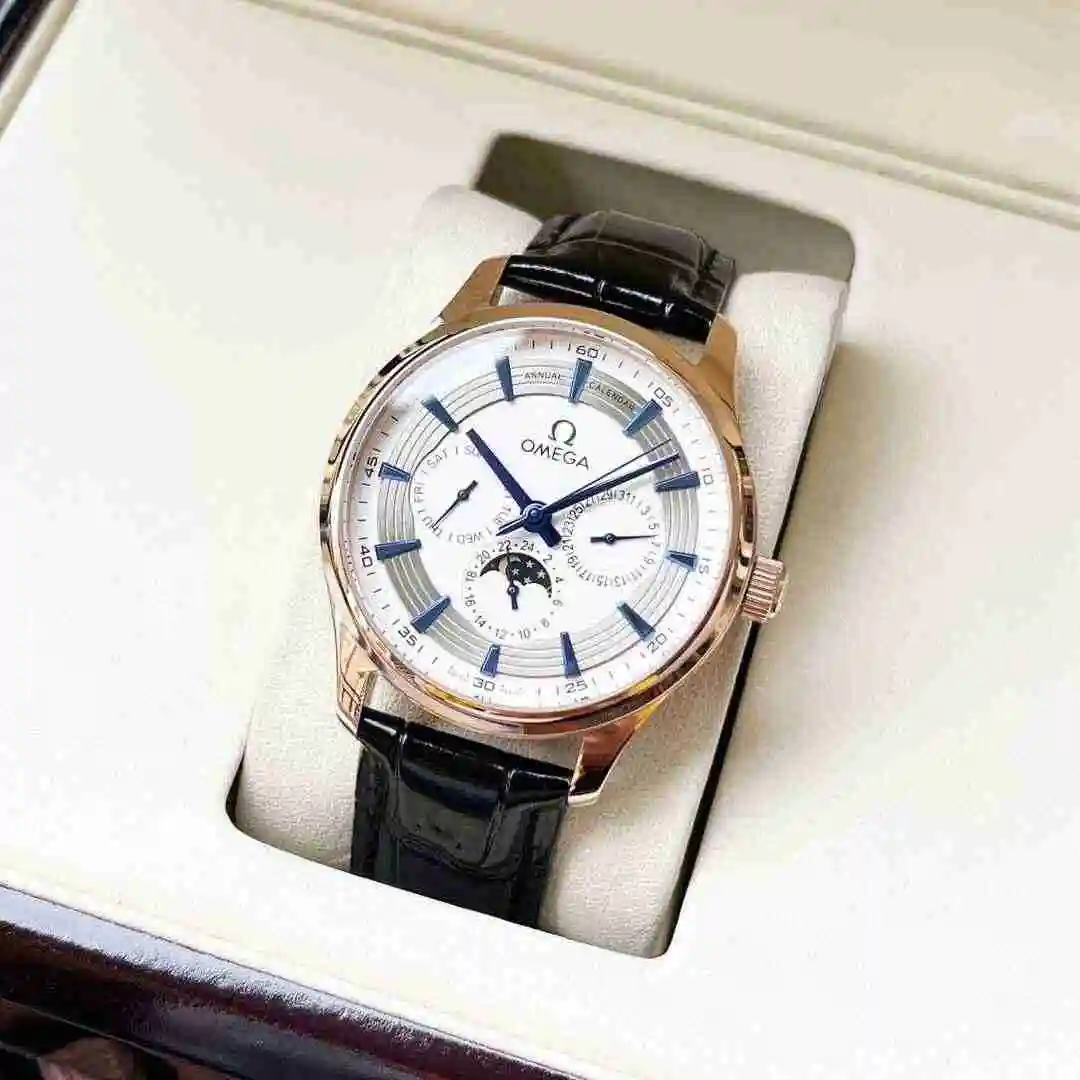 General Watches Omega Watch Men's Watch Paired with Original Fully Automatic Mechanical Movement Top Grade 316 Precision Steel Case with Mineral Super Strong Mirror Diameter 40mm KK05250 2 view 9