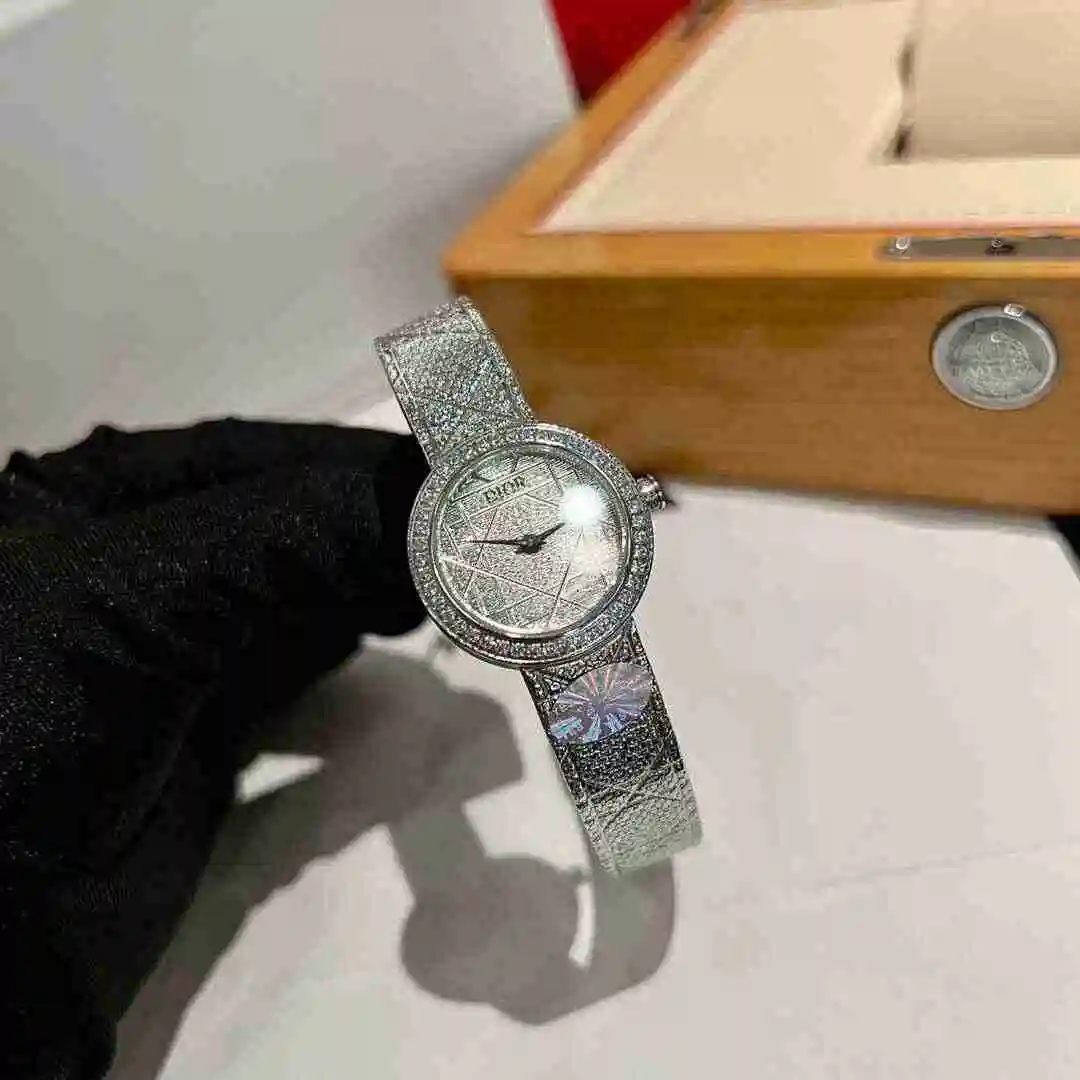 General Watches DIOR Dior Watch Women's Watch with Original Fully Automatic Mechanical Movement Top Grade 316 Precision Steel Case with Mineral Super Strong Mirror Diameter 30mm KK02450 view 7