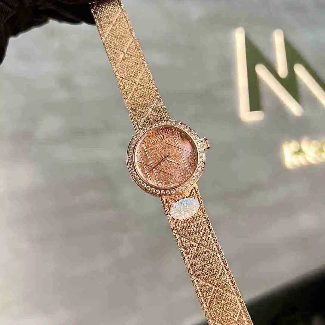 General Watches DIOR Dior Watch Women's Watch with Original Fully Automatic Mechanical Movement Top Grade 316 Precision Steel Case with Mineral Super Strong Mirror Diameter 30mm KK02450 view 9