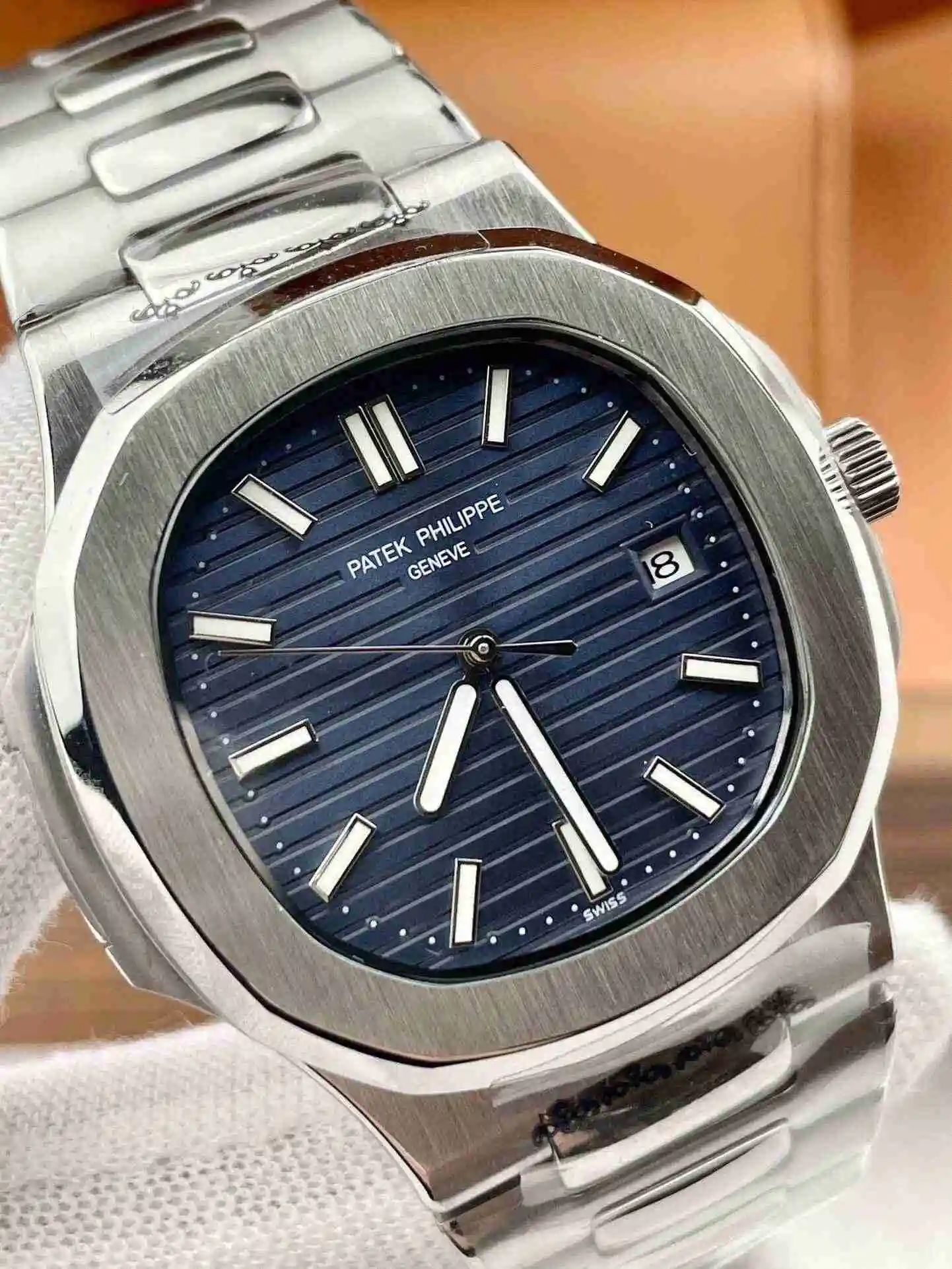 General Watches Patek Philippe Watch Men's Watch Paired with Original Fully Automatic Mechanical Movement Top Grade 316 Precision Steel Case Case with Mineral Super Strong Mirror Diameter 42mm KK03550 view 7