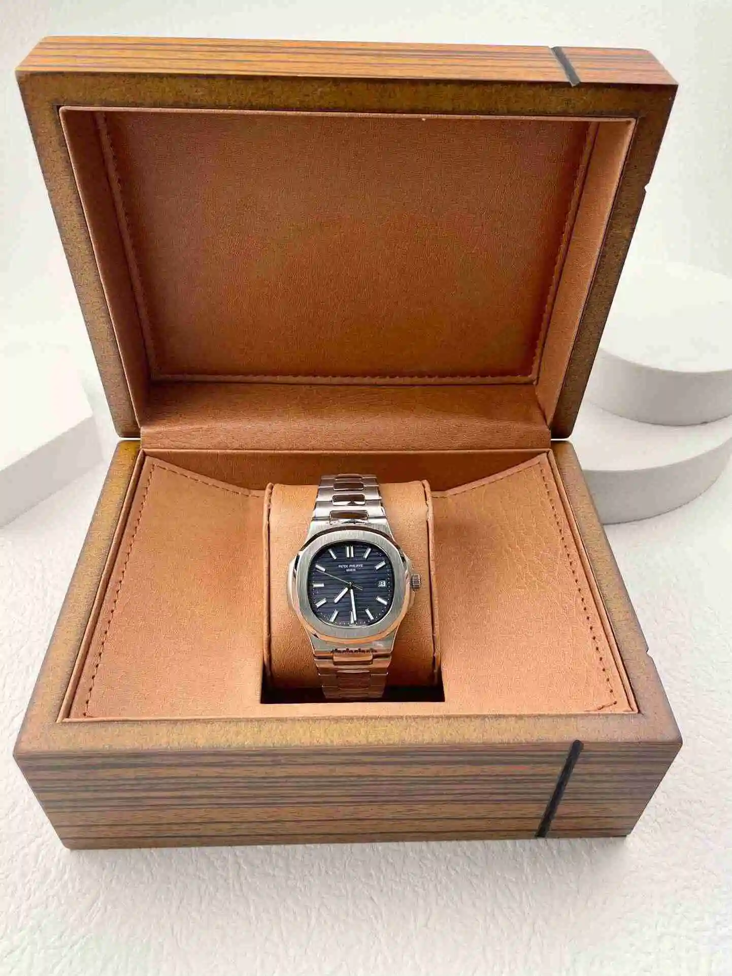 General Watches Patek Philippe Watch Men's Watch Paired with Original Fully Automatic Mechanical Movement Top Grade 316 Precision Steel Case Case with Mineral Super Strong Mirror Diameter 42mm KK03550 view 8