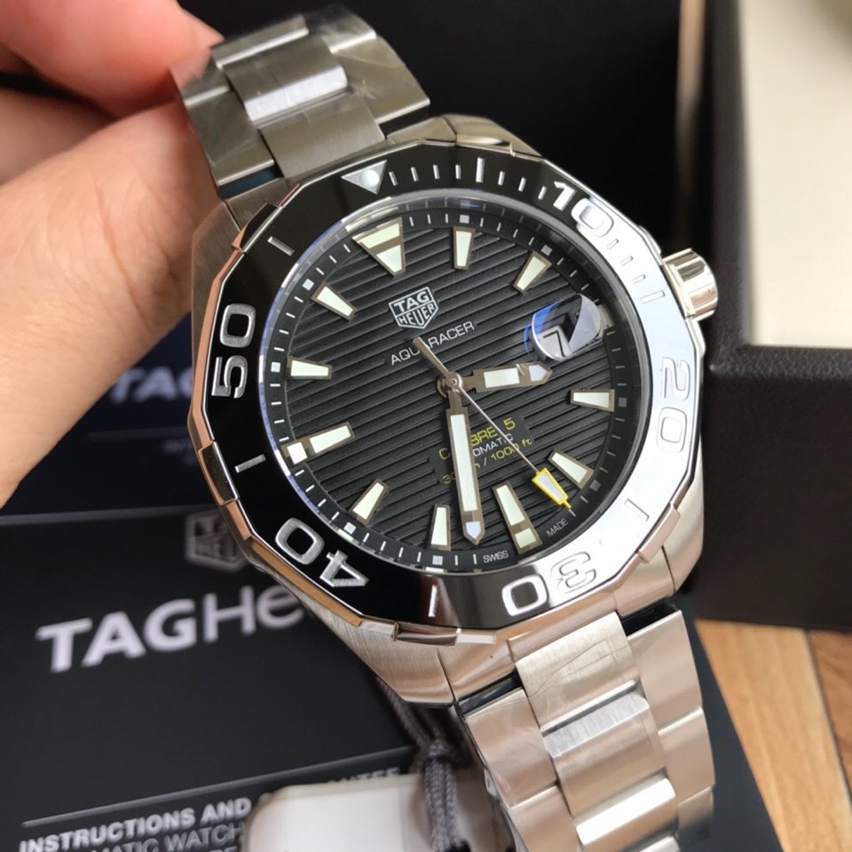 TAG Heuer Aquaracer Stainless Steel Automatic 43mm Watch view 1