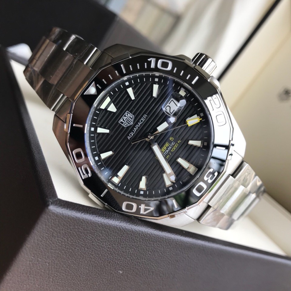 TAG Heuer Aquaracer Stainless Steel Automatic 43mm Watch view 6