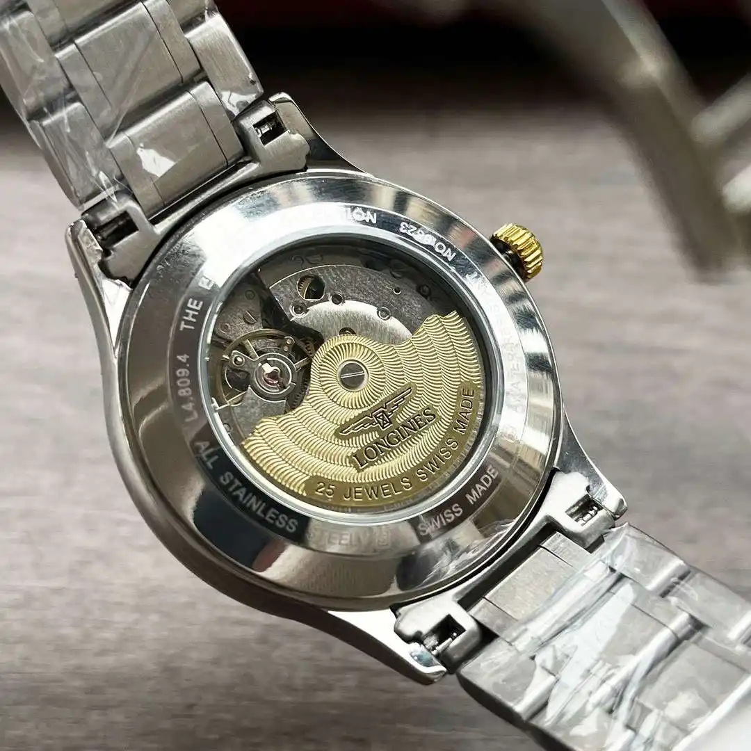 General Watches Longines Watch Lang@ men's watch with original fully automatic mechanical movement, top-grade 316 stainless steel case and strap, mineral super mirror, diameter 42mm KK04050 2 view 2