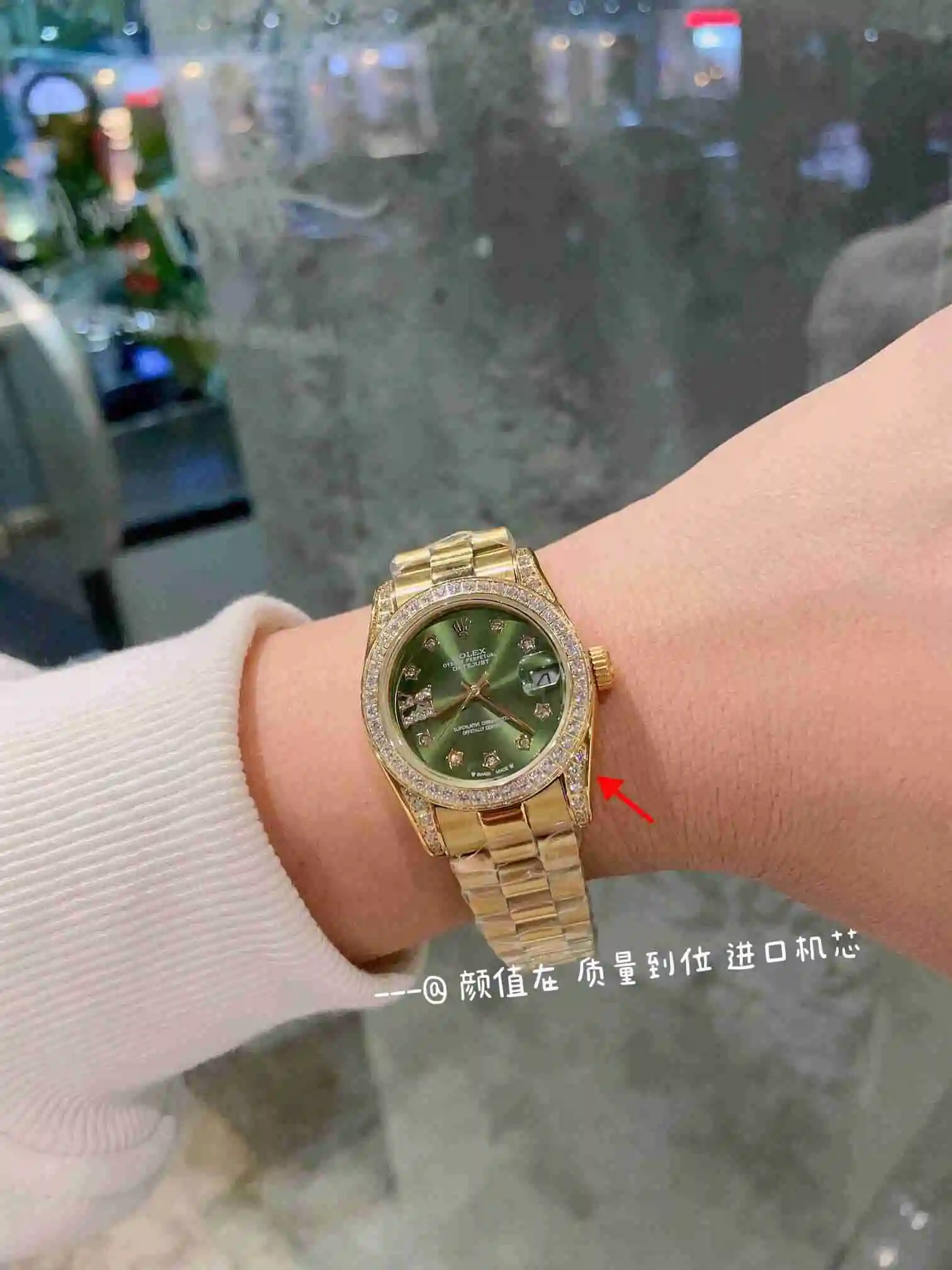 General Watches Rolex Watch Women's Watch Paired with Original Fully Automatic Mechanical Movement Top Grade 316 Precision Steel Case with Mineral Super Strong Mirror Diameter 31cm KK03050 3 view 3
