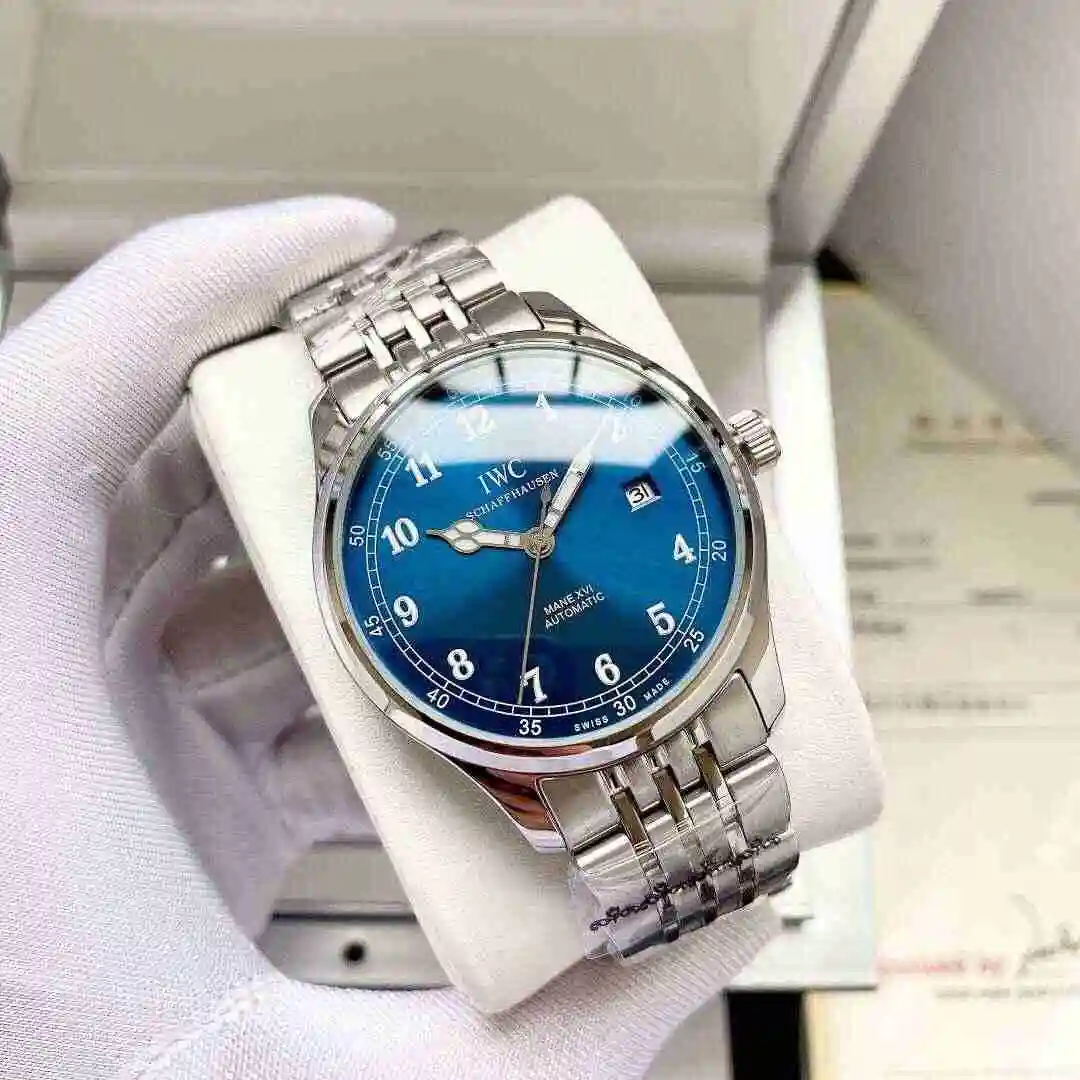 General Watches IWC Wanguo Watch Men's Watch Paired with Original Fully Automatic Mechanical Movement Top Grade 316 Precision Steel Case with Mineral Super Strong Mirror Diameter 40mm KK04250 view 8