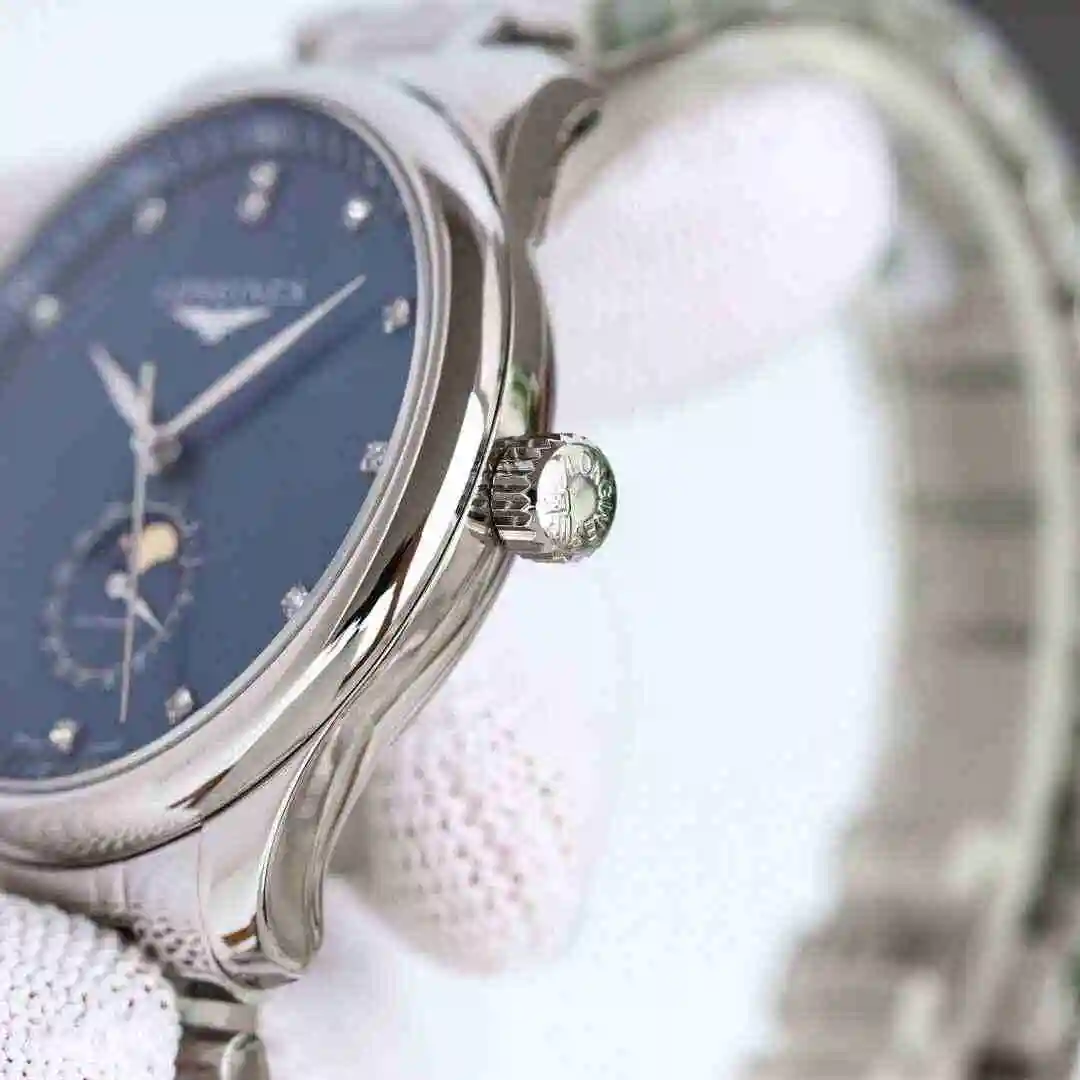 General Watches Longines watch for men with original fully automatic mechanical movement, top grade 316 precision steel case with mineral super strong mirror diameter 42mm kk011500 view 4