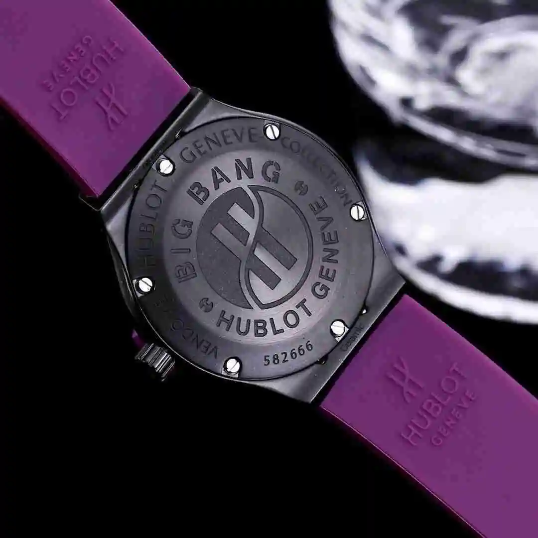 General Watches Hublot Yubo Watch Women's Watch Paired with Original Fully Automatic Mechanical Movement Top Grade 316 Precision Steel Case with Mineral Super Strong Mirror Diameter 40mm KK03350 6 view 3