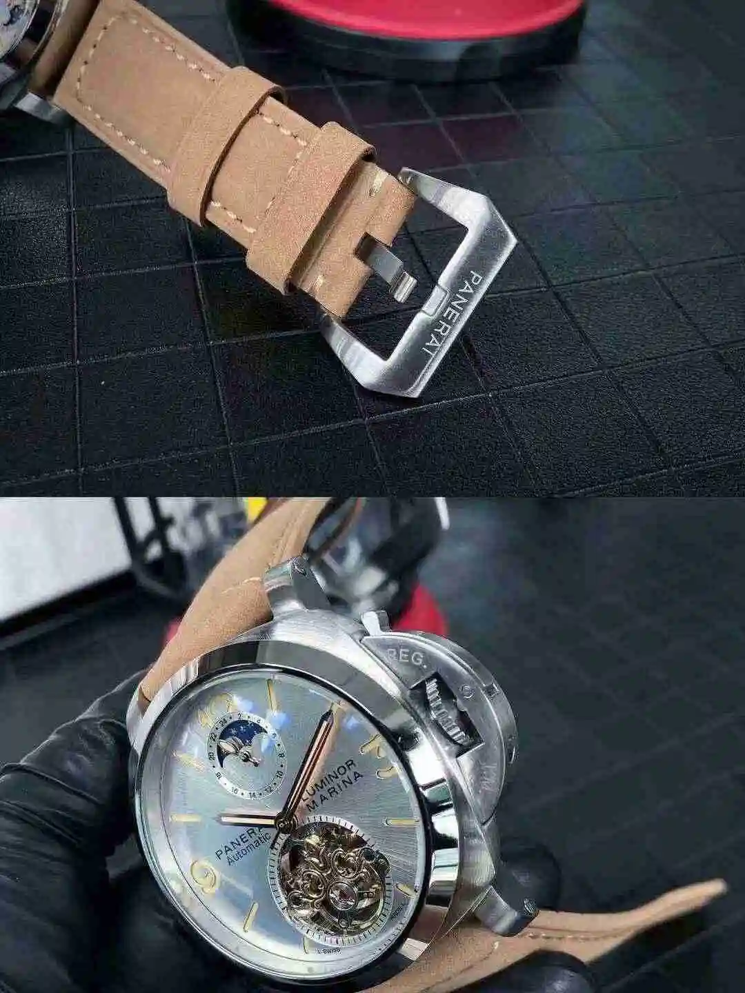 General Watches Panerai Peinahai Watch Men's Watch Paired with Original Fully Automatic Mechanical Movement Top Grade 316 Precision Steel Case with Mineral Super Strong Mirror Diameter 45mm KK06250 1 view 2