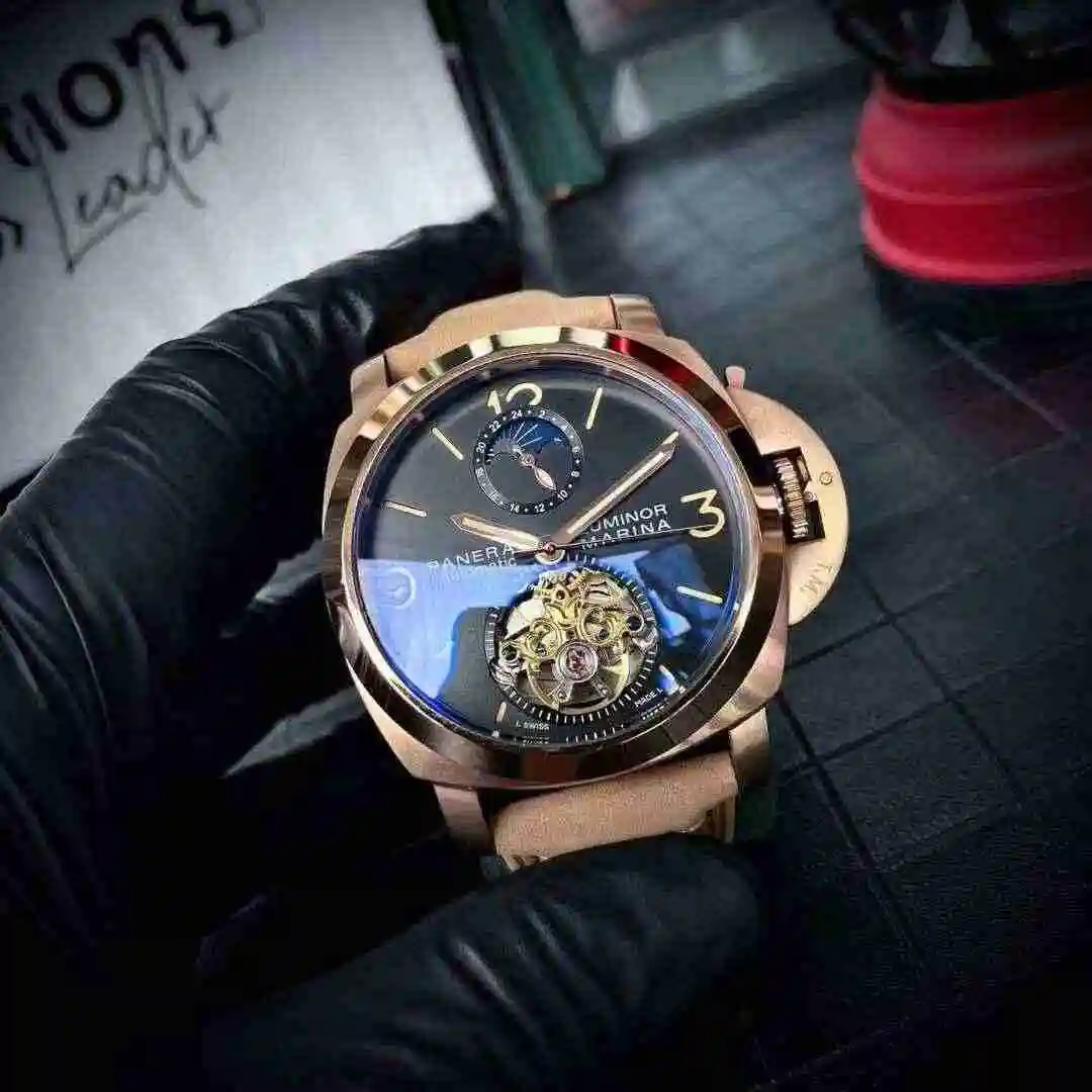 General Watches Panerai Peinahai Watch Men's Watch Paired with Original Fully Automatic Mechanical Movement Top Grade 316 Precision Steel Case with Mineral Super Strong Mirror Diameter 45mm KK06250 1 view 5