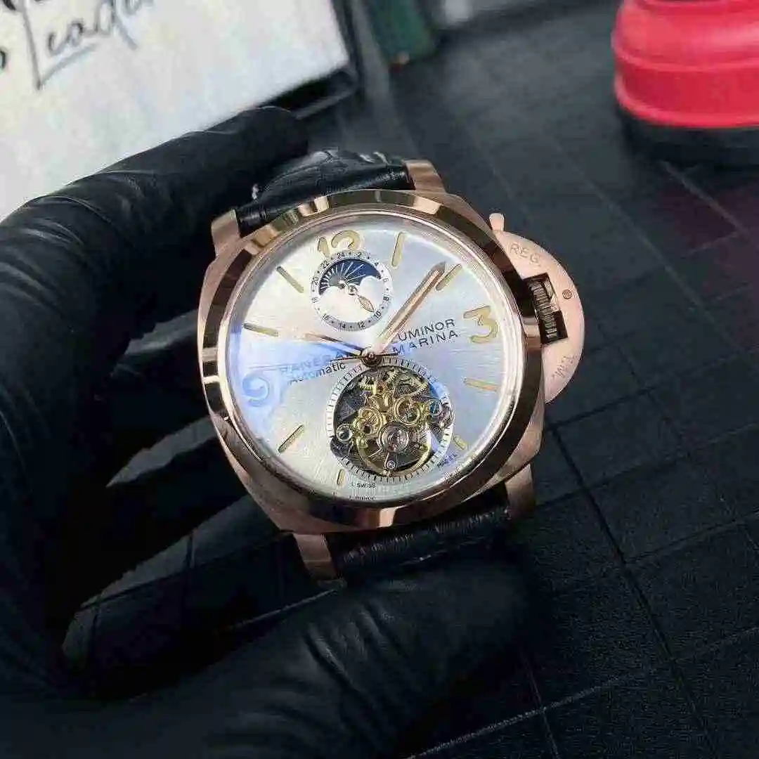 General Watches Panerai Peinahai Watch Men's Watch Paired with Original Fully Automatic Mechanical Movement Top Grade 316 Precision Steel Case with Mineral Super Strong Mirror Diameter 45mm KK06250 1 view 7