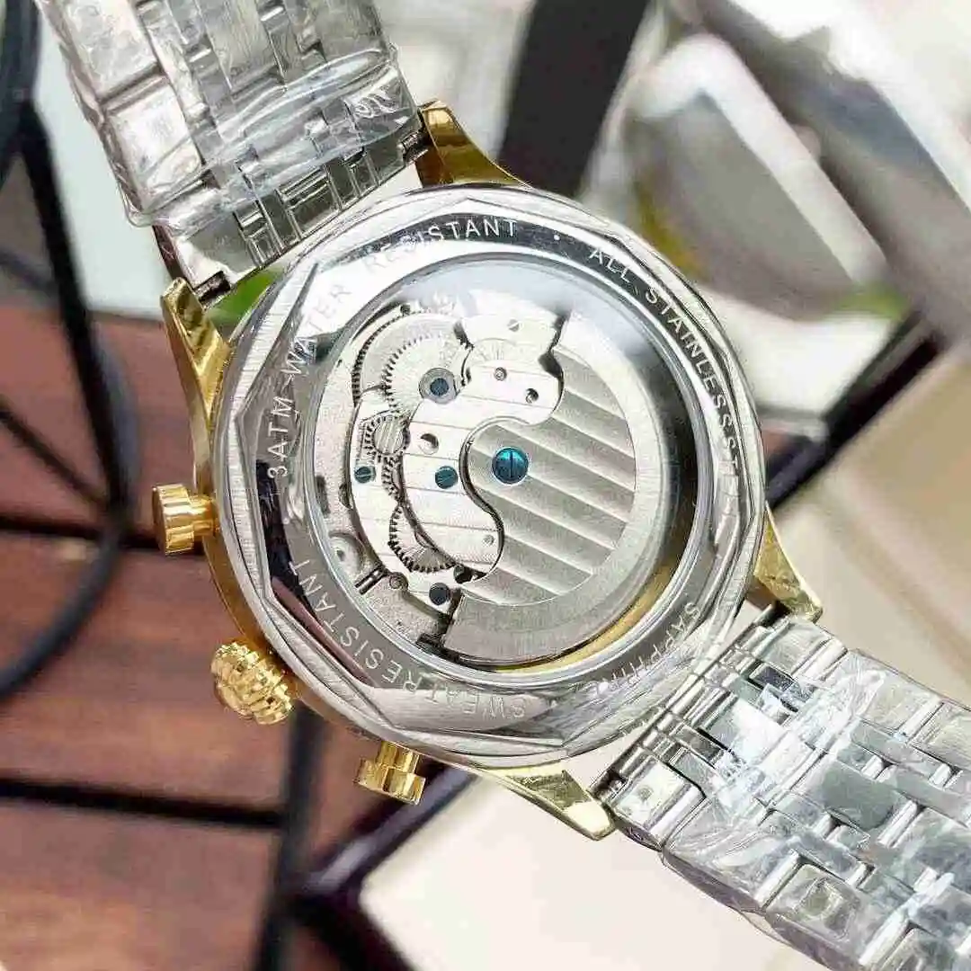 General Watches Patek Philippe Watch Men's Watch Paired with Original Fully Automatic Mechanical Movement Top Grade 316 Precision Steel Case Case with Mineral Super Strong Mirror Diameter 42mm KK05350 view 3