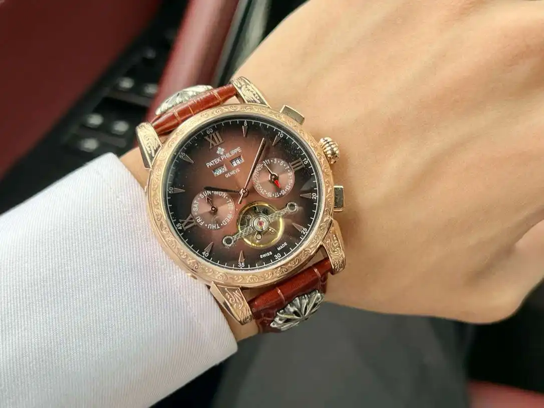 General Watches Watch, men's watch with original fully automatic mechanical movement, top 316 stainless steel case and strap, mineral super mirror, diameter 42cm KK06250 view 4
