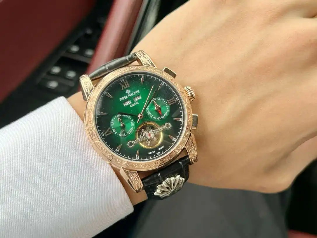 General Watches Watch, men's watch with original fully automatic mechanical movement, top 316 stainless steel case and strap, mineral super mirror, diameter 42cm KK06250 view 5