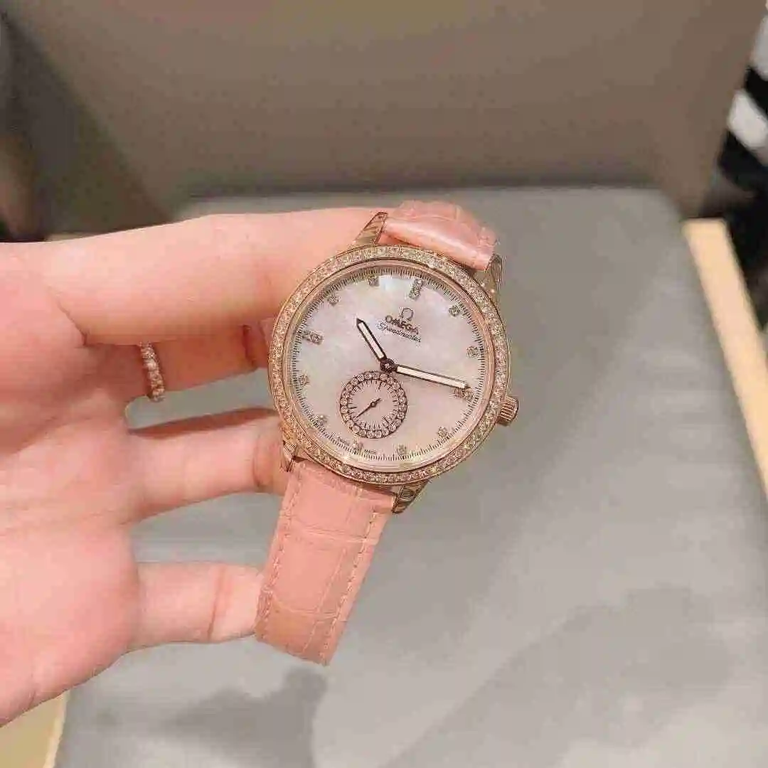 General Watches Omega Watch Women's Watch Paired with Original Fully Automatic Mechanical Movement Top Grade 316 Precision Steel Case with Mineral Super Strong Mirror Diameter 37mm KK02850 view 3
