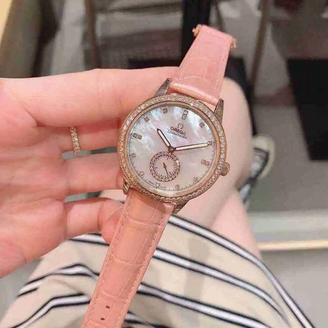 General Watches Omega Watch Women's Watch Paired with Original Fully Automatic Mechanical Movement Top Grade 316 Precision Steel Case with Mineral Super Strong Mirror Diameter 37mm KK02850 view 4