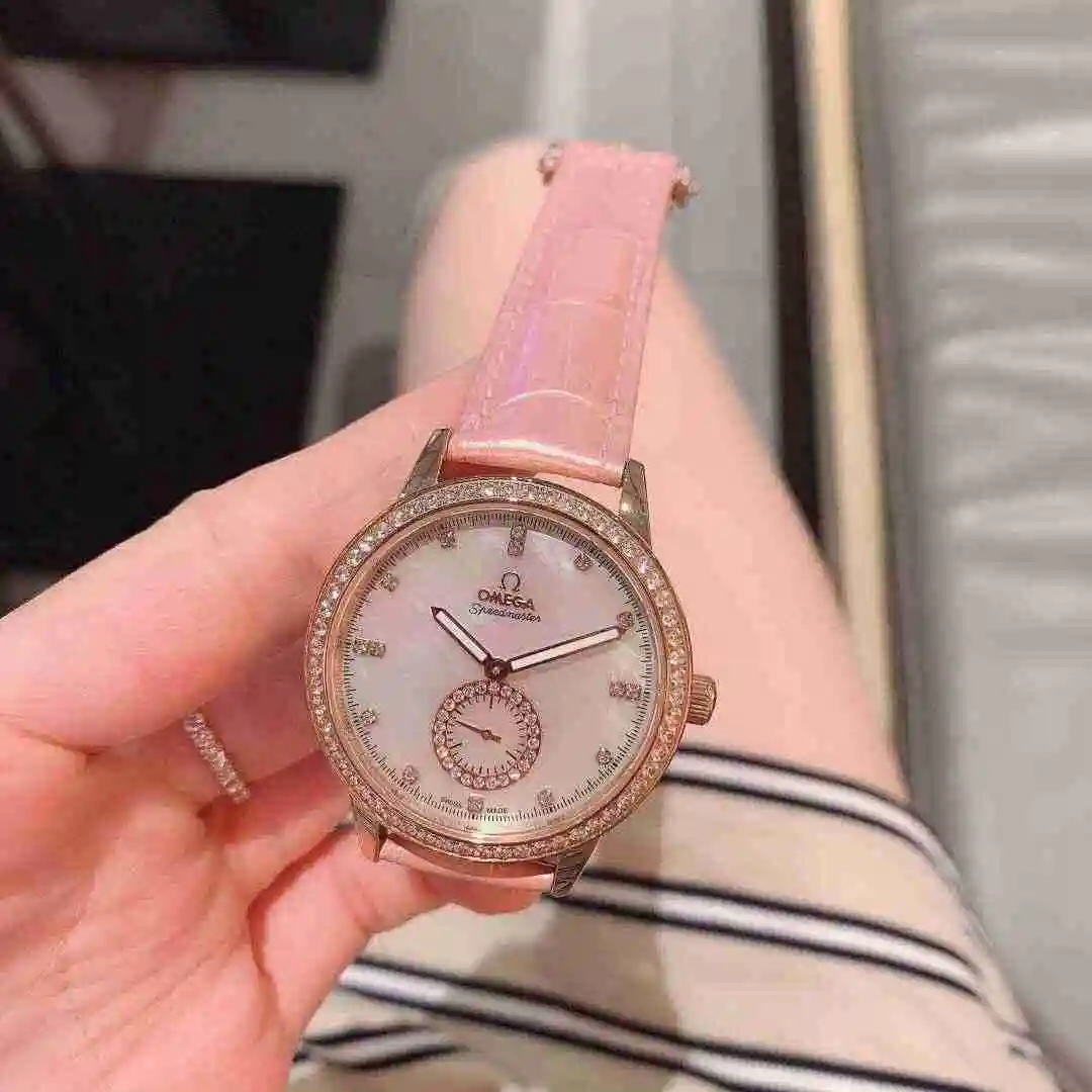 General Watches Omega Watch Women's Watch Paired with Original Fully Automatic Mechanical Movement Top Grade 316 Precision Steel Case with Mineral Super Strong Mirror Diameter 37mm KK02850 view 5