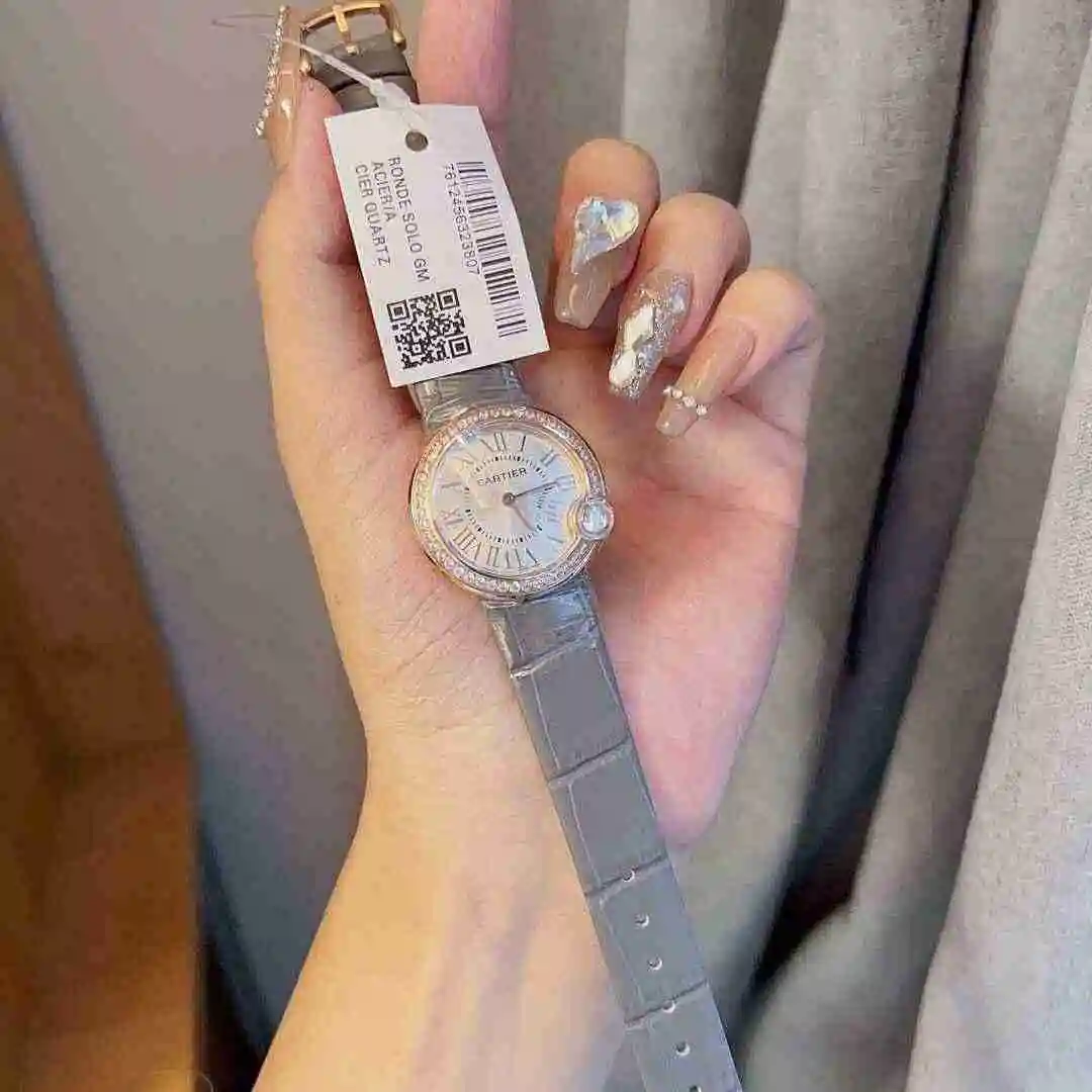 General Watches Cartier Watch Women's Watch Paired with Original Fully Automatic Mechanical Movement Top Grade 316 Precision Steel Case with Mineral Super Strong Mirror Diameter 30mm KK02650 view 3