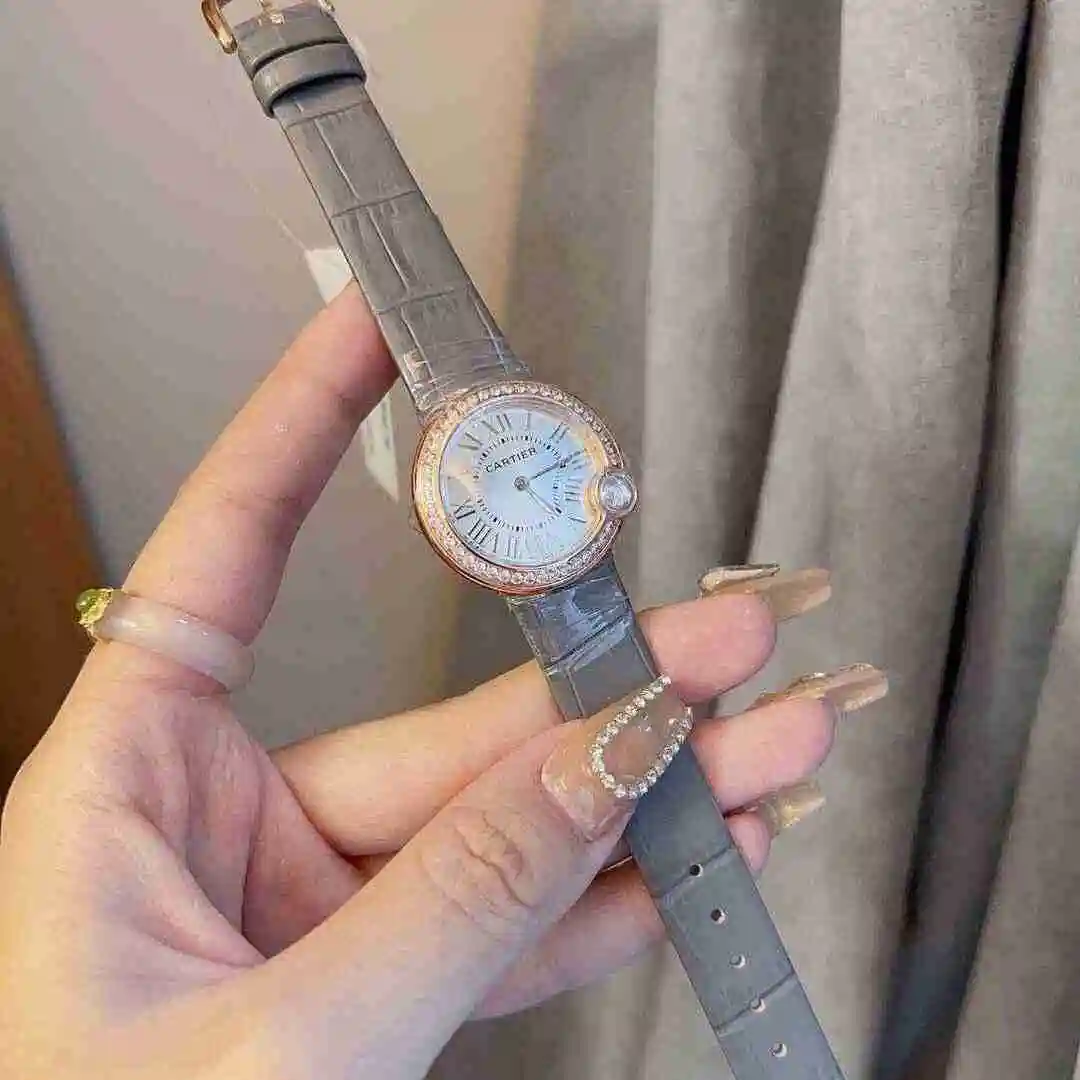 General Watches Cartier Watch Women's Watch Paired with Original Fully Automatic Mechanical Movement Top Grade 316 Precision Steel Case with Mineral Super Strong Mirror Diameter 30mm KK02650 view 6