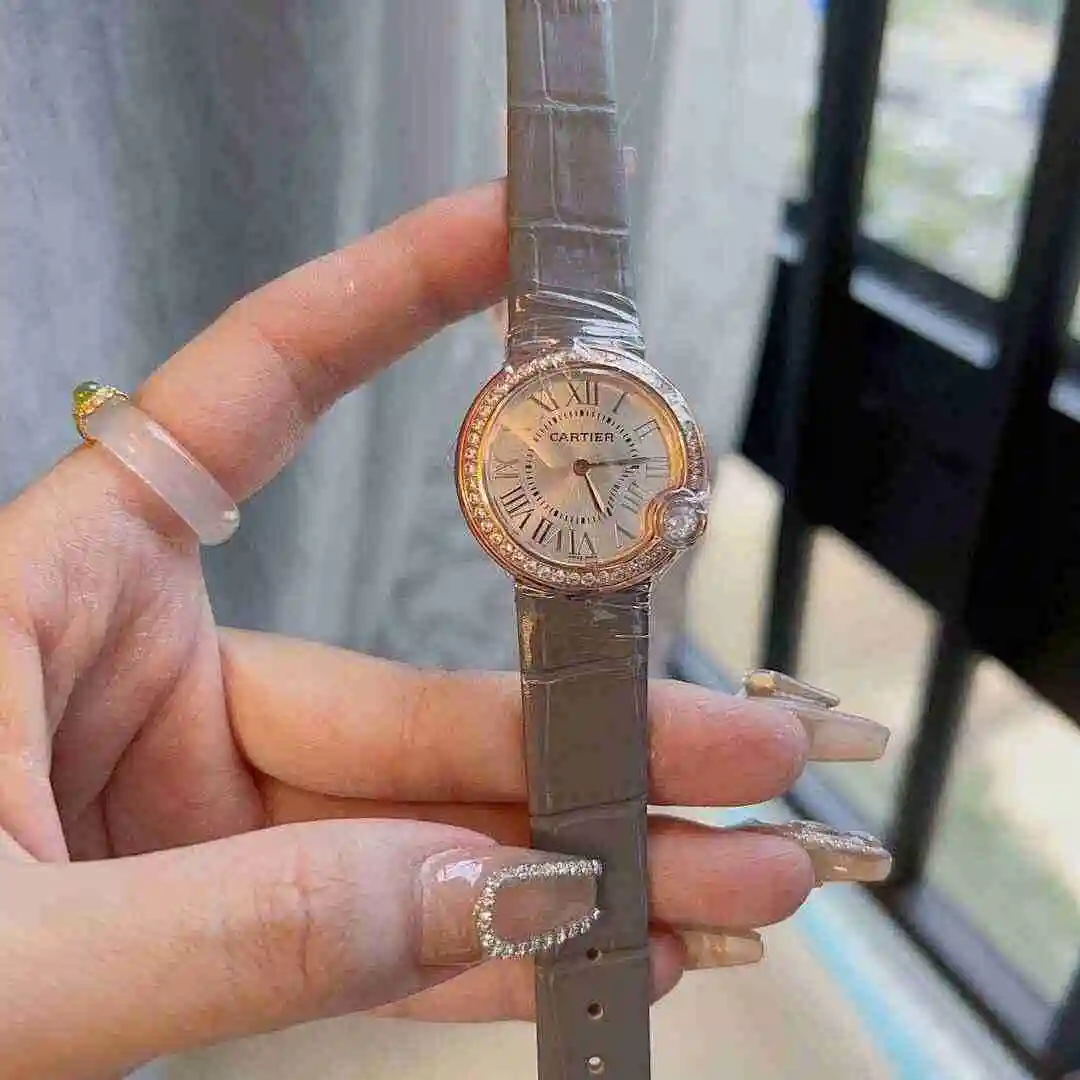 General Watches Cartier Watch Women's Watch Paired with Original Fully Automatic Mechanical Movement Top Grade 316 Precision Steel Case with Mineral Super Strong Mirror Diameter 30mm KK02650 view 8
