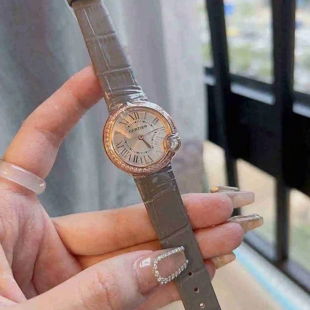 General Watches Cartier Watch Women's Watch Paired with Original Fully Automatic Mechanical Movement Top Grade 316 Precision Steel Case with Mineral Super Strong Mirror Diameter 30mm KK02650 view 9