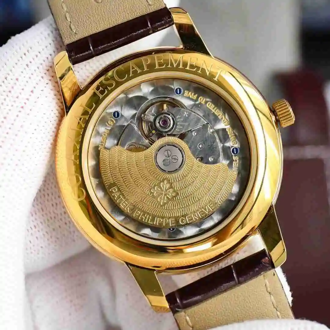 General Watches Patek Philippe Watch Men's Watch Paired with Original Fully Automatic Mechanical Movement Top Grade 316 Precision Steel Case Case with Mineral Super Strong Mirror Diameter 42mm KK09800 view 3