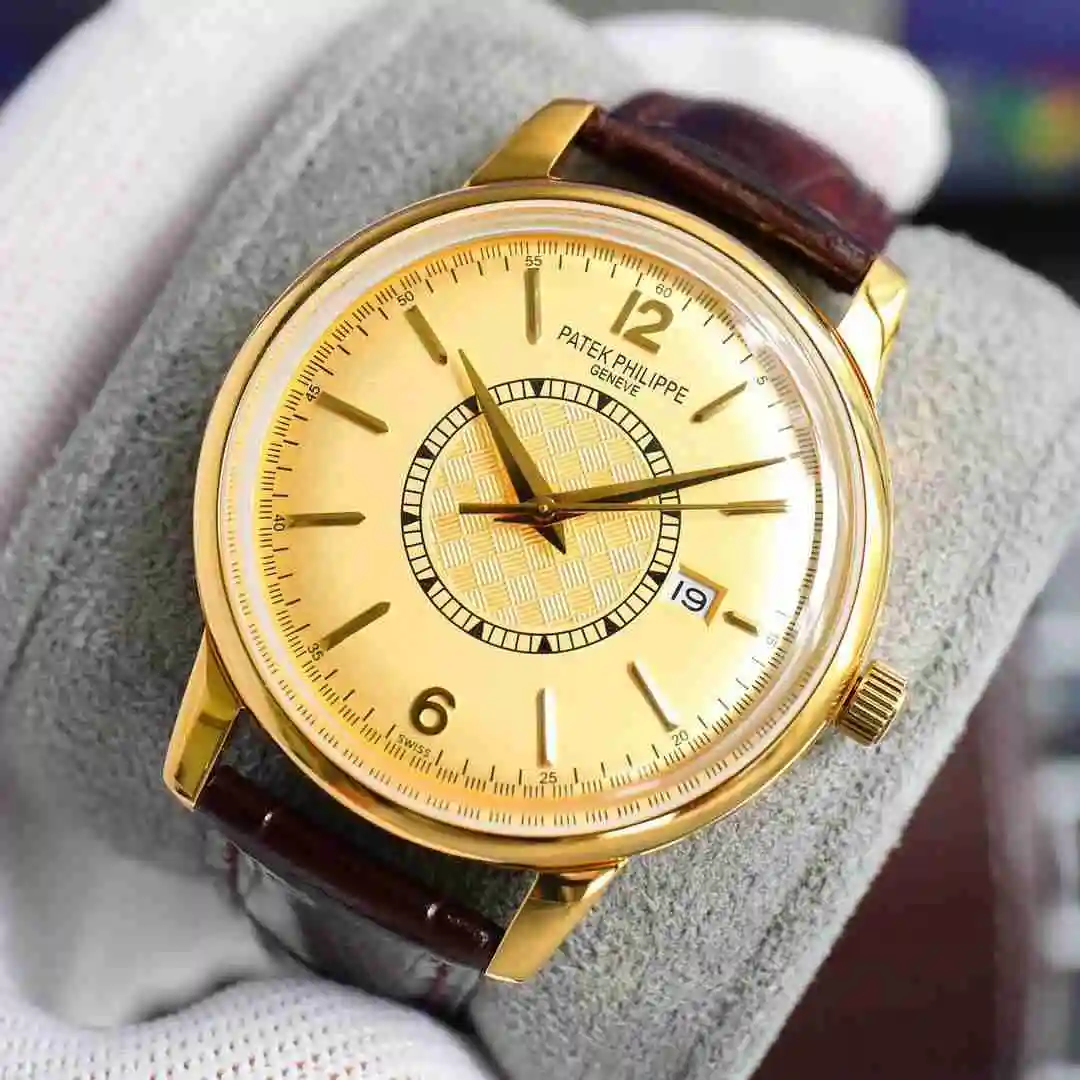 General Watches Patek Philippe Watch Men's Watch Paired with Original Fully Automatic Mechanical Movement Top Grade 316 Precision Steel Case Case with Mineral Super Strong Mirror Diameter 42mm KK09800 view 6