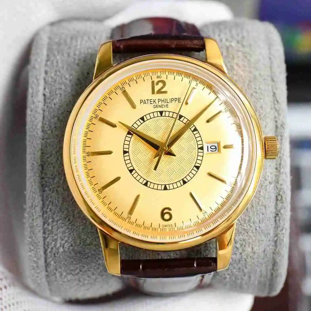 General Watches Patek Philippe Watch Men's Watch Paired with Original Fully Automatic Mechanical Movement Top Grade 316 Precision Steel Case Case with Mineral Super Strong Mirror Diameter 42mm KK09800 view 9
