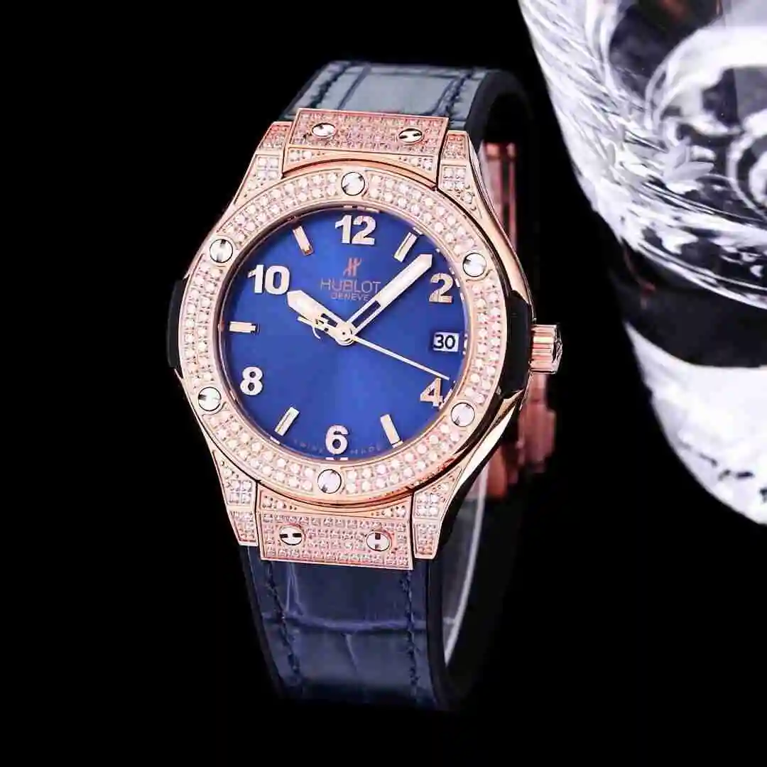 General Watches Hublot Yubo Watch Women's Watch Paired with Original Fully Automatic Mechanical Movement Top Grade 316 Precision Steel Case with Mineral Super Strong Mirror Diameter 40mm KK03350 4 view 5