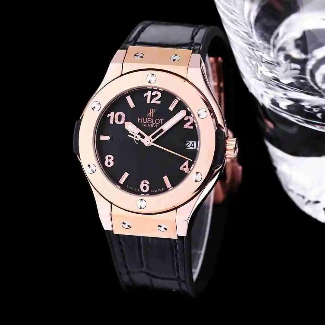 General Watches Hublot Yubo Watch Women's Watch Paired with Original Fully Automatic Mechanical Movement Top Grade 316 Precision Steel Case with Mineral Super Strong Mirror Diameter 40mm KK03350 4 view 9