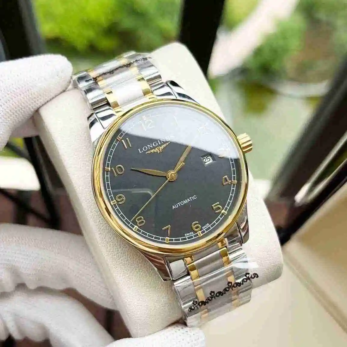 General Watches Longines Watch Men's Watch Paired with Original Fully Automatic Mechanical Movement Top Grade 316 Precision Steel Case with Mineral Super Strong Mirror Diameter 40mm KK04 1 view 6