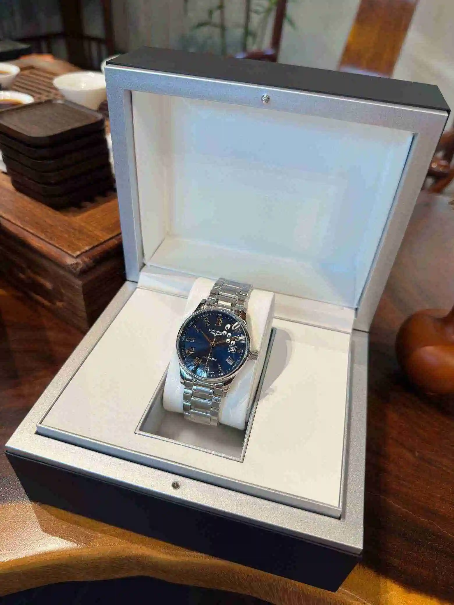 General Watches Longines Watch Men's Watch Paired with Original Fully Automatic Mechanical Movement Top Grade 316 Precision Steel Case with Mineral Super Strong Mirror Diameter 40mm KK04 3 view 4