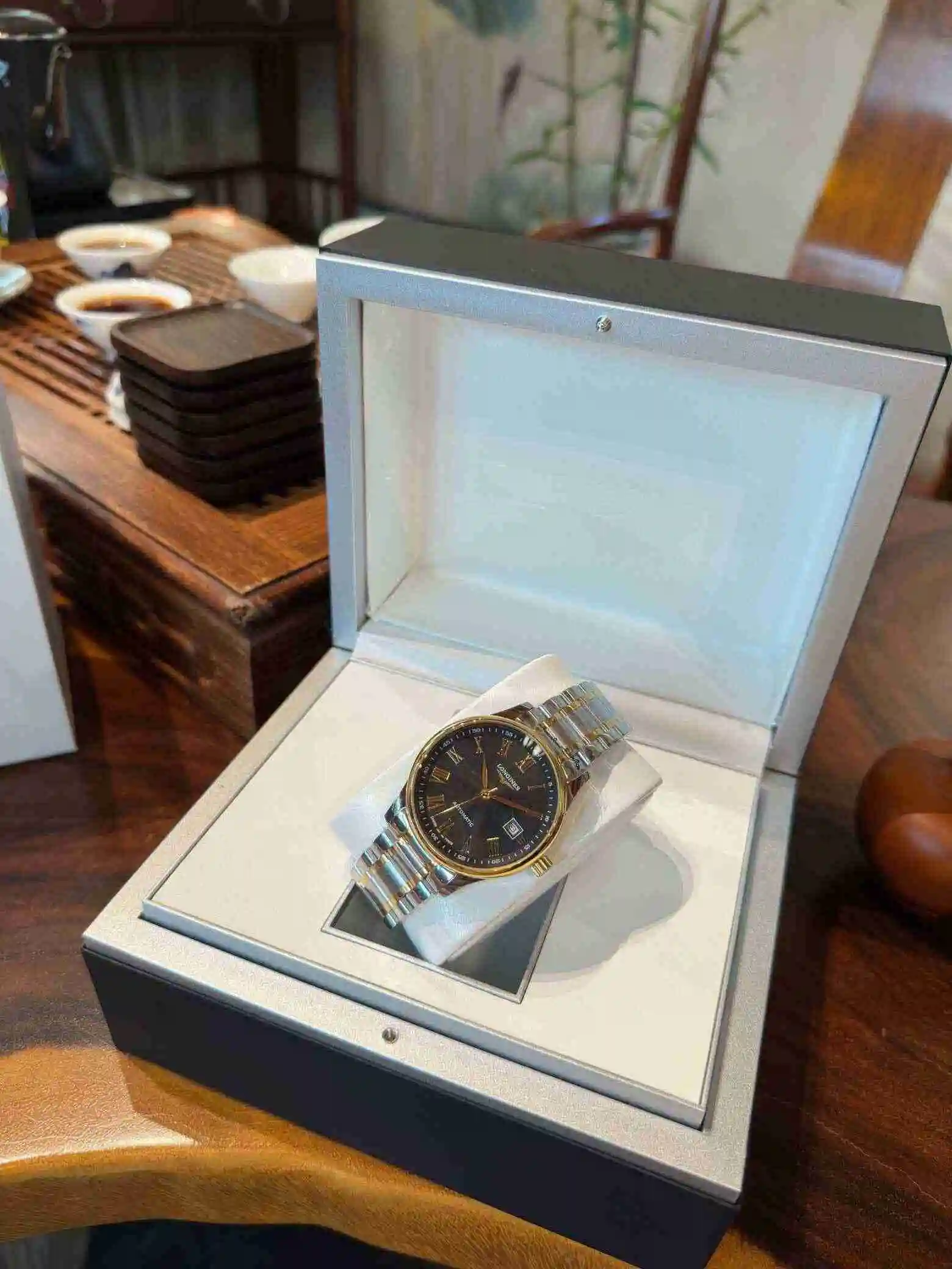 General Watches Longines Watch Men's Watch Paired with Original Fully Automatic Mechanical Movement Top Grade 316 Precision Steel Case with Mineral Super Strong Mirror Diameter 40mm KK04 3 view 6