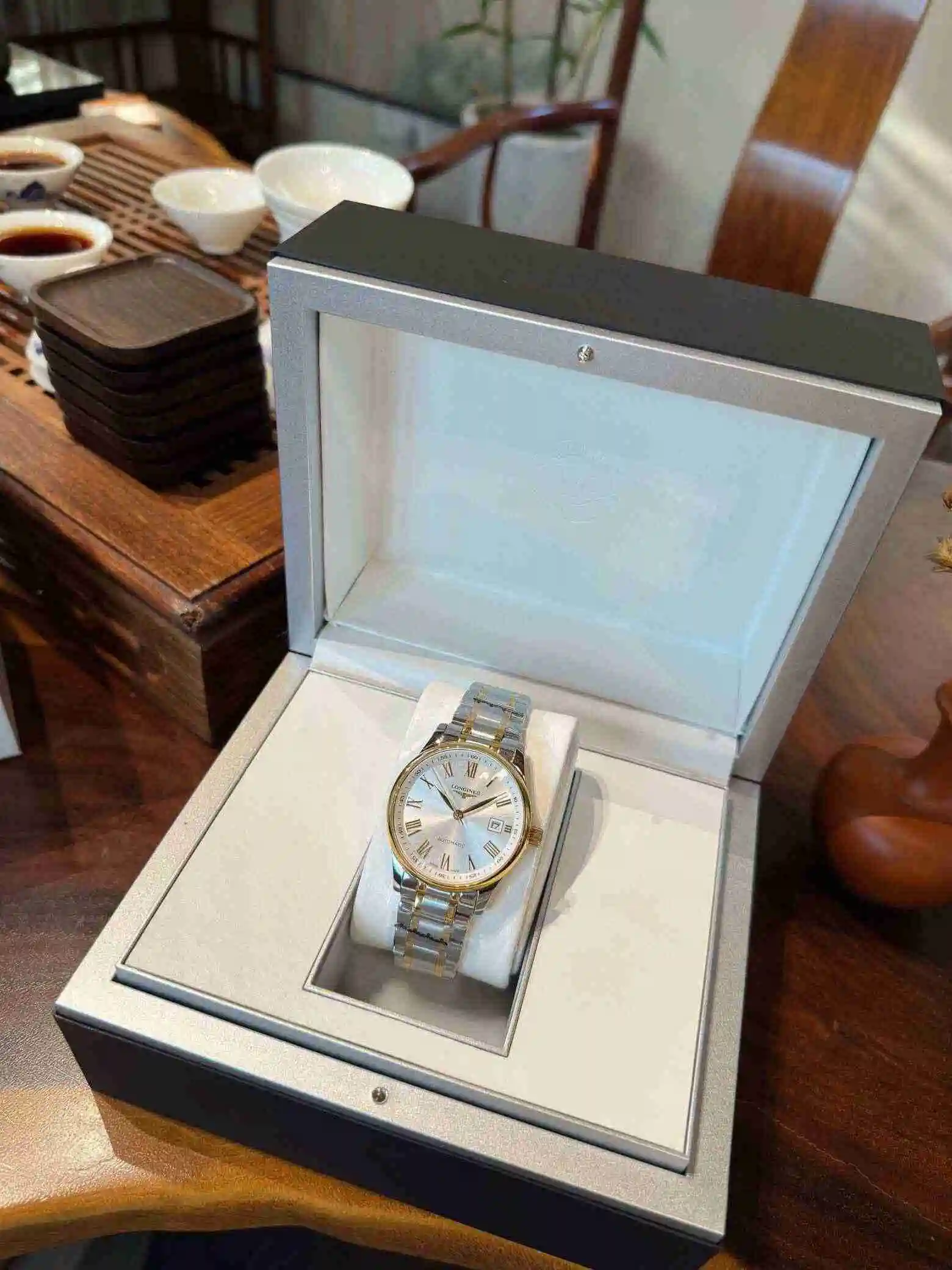 General Watches Longines Watch Men's Watch Paired with Original Fully Automatic Mechanical Movement Top Grade 316 Precision Steel Case with Mineral Super Strong Mirror Diameter 40mm KK04 3 view 9