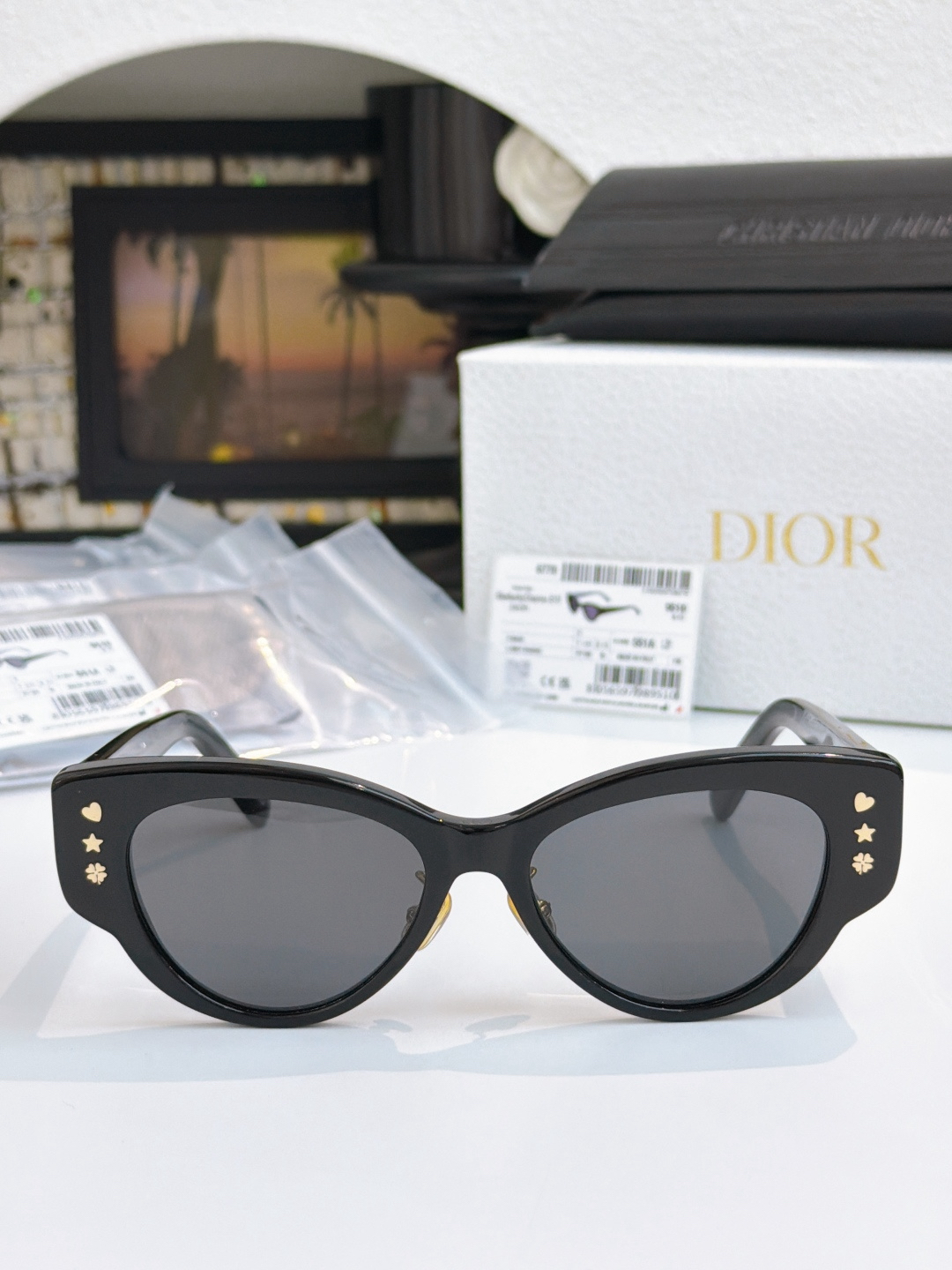 DIO DiorLuckyCharms B1F Size 53-17-145 1208140 Sunglasses view 1