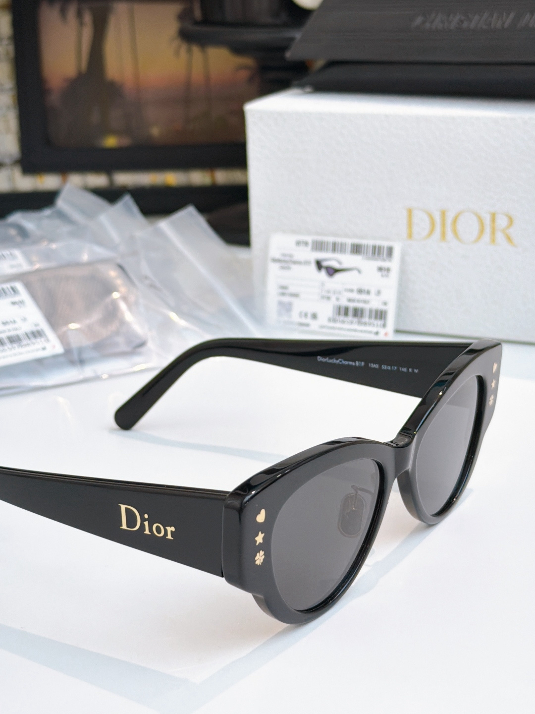 DIO DiorLuckyCharms B1F Size 53-17-145 1208140 Sunglasses view 8