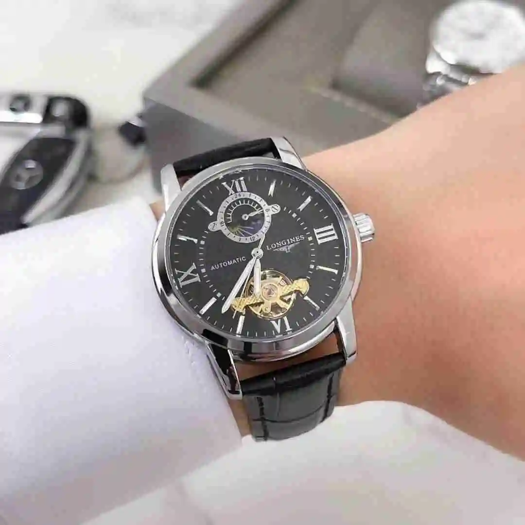 General Watches Longines Watch Men's Watch Paired with Original Fully Automatic Mechanical Movement Top Grade 316 Precision Steel Case with Mineral Super Strong Mirror Diameter 42mm KK03850 1 view 5