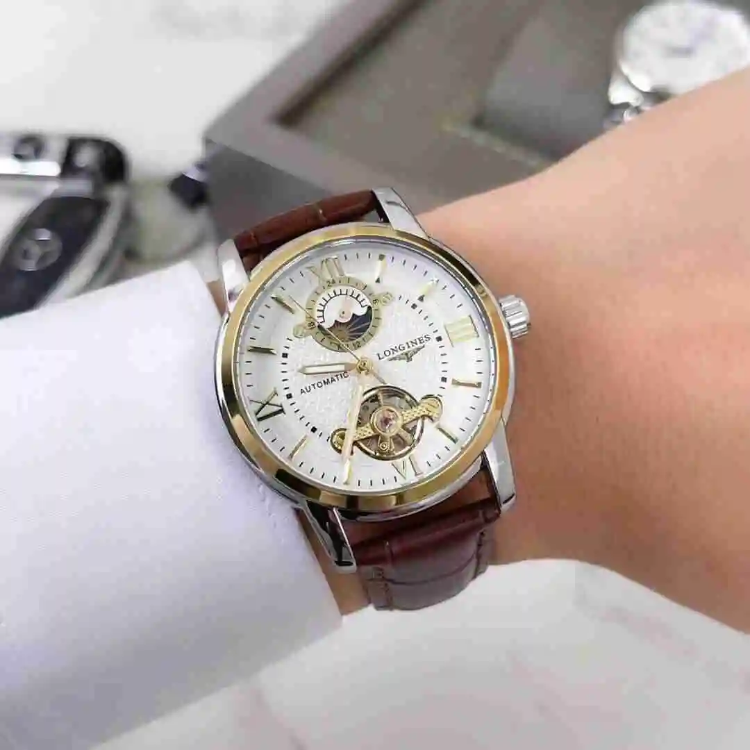 General Watches Longines Watch Men's Watch Paired with Original Fully Automatic Mechanical Movement Top Grade 316 Precision Steel Case with Mineral Super Strong Mirror Diameter 42mm KK03850 1 view 6